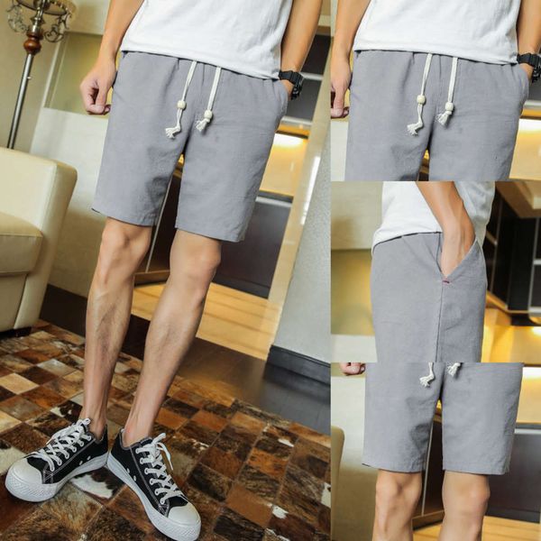 men's shorts summer chinese style fashion elastic cotton hemp casual shorts men's capris, White;black
men's shorts summer chinese style fashion elastic cotton hemp casual shorts men's capris, White;black
