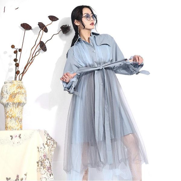 women's trench coats lanmrem 2021 spring fashion women clothing turn-down collar full sleeves buttons patchwork mesh lace windbreaker w, Tan;black
women's trench coats lanmrem 2021 spring fashion women clothing turn-down collar full sleeves buttons patchwork mesh lace windbreaker w, Tan;black