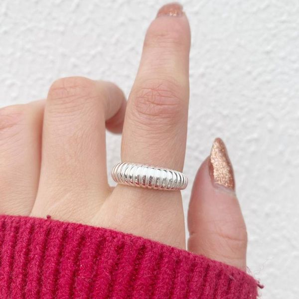 cluster rings gear ring s925 sterling silver multi-layer opening adjustable single index finger tide personality female jewelry, Golden;silver
cluster rings gear ring s925 sterling silver multi-layer opening adjustable single index finger tide personality female jewelry, Golden;silver