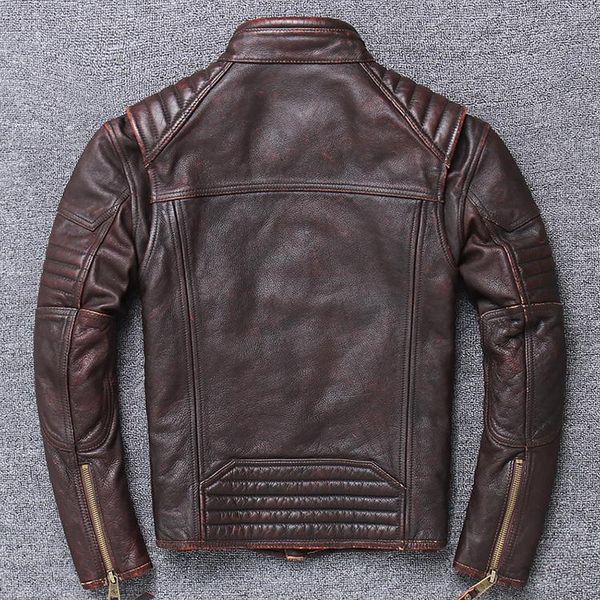 men's leather & faux cow jackets real coat for men 2021 spring fashion short slim casual street style plus size x-2222, Black
men's leather & faux cow jackets real coat for men 2021 spring fashion short slim casual street style plus size x-2222, Black