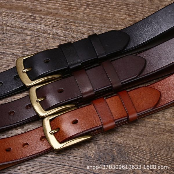 3.8cm wide thickened korean style simple and casual belt mens leather pin buckle pure cowhide youth business belt trendy no. 2, Black;brown
3.8cm wide thickened korean style simple and casual belt mens leather pin buckle pure cowhide youth business belt trendy no. 2, Black;brown