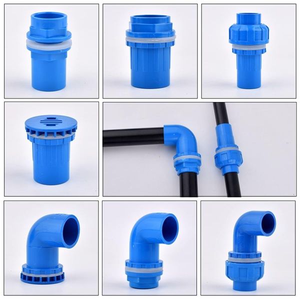watering equipments 1pc 20~50mm blue pvc pipe connectors aquarium fish tank supply drainage tube joint irrigation water fittings elbow
watering equipments 1pc 20~50mm blue pvc pipe connectors aquarium fish tank supply drainage tube joint irrigation water fittings elbow