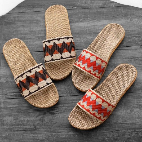 slippers women's men's summer soft linen indoor household open toe sandals lovers shoes multi-style non-slip eva, Black
slippers women's men's summer soft linen indoor household open toe sandals lovers shoes multi-style non-slip eva, Black