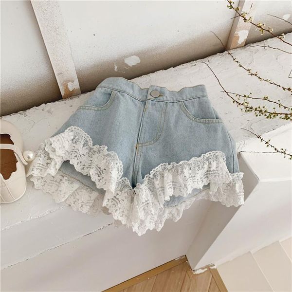 shorts wlg girls cute kids summer floral lace denim blue short baby girl all match trousers for 1-6 years, Black
shorts wlg girls cute kids summer floral lace denim blue short baby girl all match trousers for 1-6 years, Black