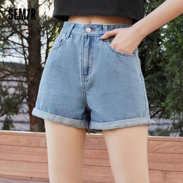 women's shorts semir denim women curling embroidery design sense 2021 style jeans summer thin, White;black
women's shorts semir denim women curling embroidery design sense 2021 style jeans summer thin, White;black