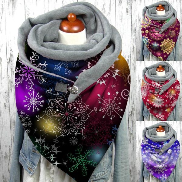 scarves fashion scarf for women autumn winter 2021 functional warm soft wrap christmas print long button down female, Blue;gray
scarves fashion scarf for women autumn winter 2021 functional warm soft wrap christmas print long button down female, Blue;gray