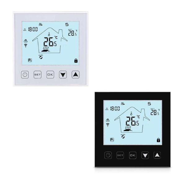 smart home control easy operation room touch wifi programmable thermostat with alexa and google
smart home control easy operation room touch wifi programmable thermostat with alexa and google