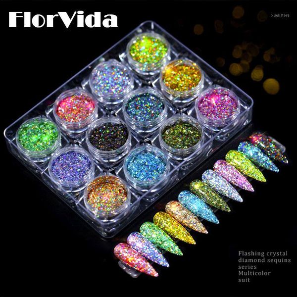 florvida 12pcs set nail art glitter crystal sequins holographic powder mixed for nails design manicure decorations kit a dozen1
florvida 12pcs set nail art glitter crystal sequins holographic powder mixed for nails design manicure decorations kit a dozen1
