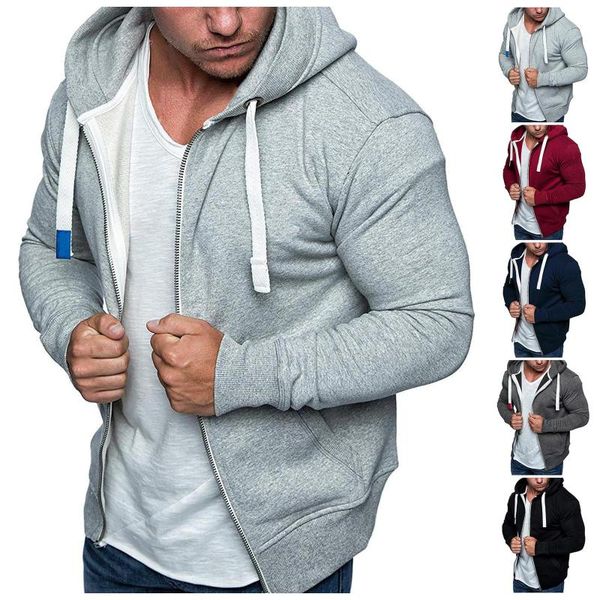 men's hoodies & sweatshirts 2021 winter hooded solid fashion sport zip hoodie casual cotton sweatshirt with hood warm comfy males cloth, Black
men's hoodies & sweatshirts 2021 winter hooded solid fashion sport zip hoodie casual cotton sweatshirt with hood warm comfy males cloth, Black