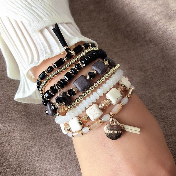 charm bracelets burst greenurquoise retro national style hand-beaded bracelet multi-layer elastic rope string women's jewelry gifts, Golden;silver
charm bracelets burst greenurquoise retro national style hand-beaded bracelet multi-layer elastic rope string women's jewelry gifts, Golden;silver