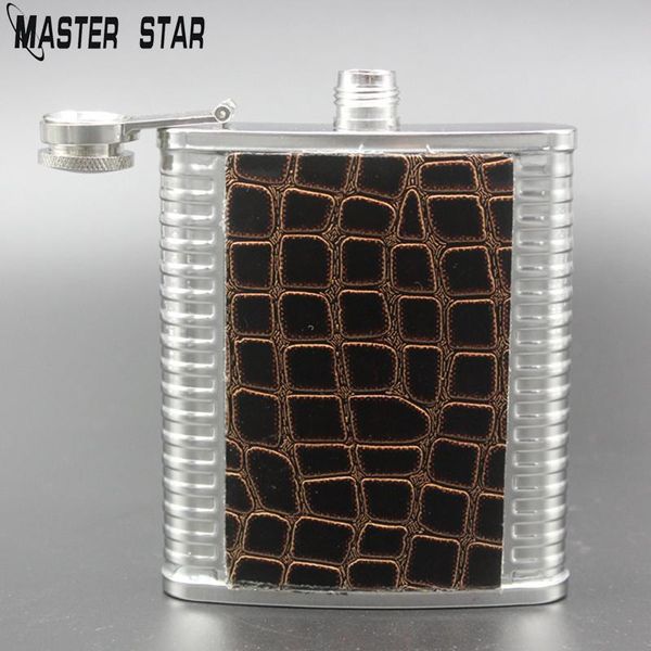 hip flasks master star 8oz stainless steel flask leather pattern outdoor sports portable mini for alcohol
hip flasks master star 8oz stainless steel flask leather pattern outdoor sports portable mini for alcohol