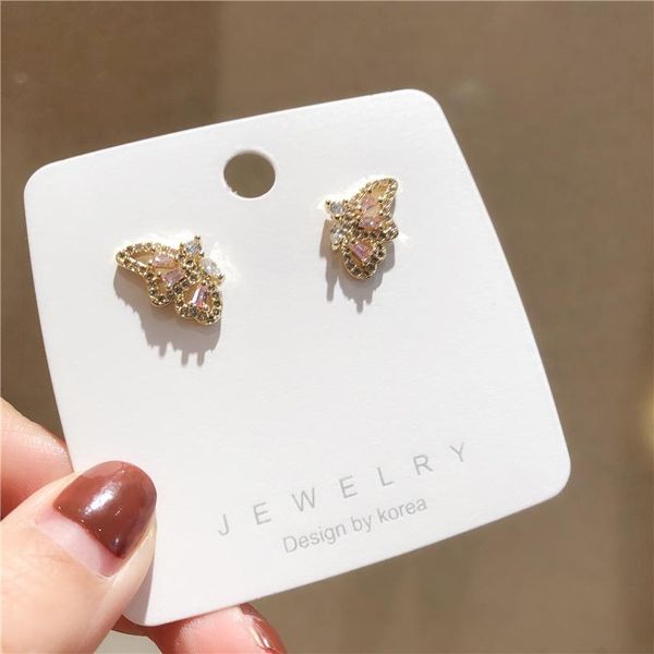 arrive fashion jewellery pink zircon butterfly earrings for woman shiny hollow small cute wing earring female stud, Golden;silver
arrive fashion jewellery pink zircon butterfly earrings for woman shiny hollow small cute wing earring female stud, Golden;silver