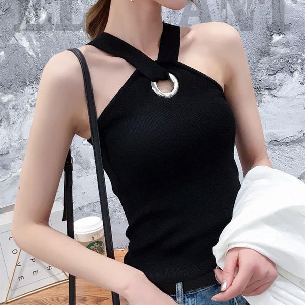 autumn womens tanks knitted women tank clothes hollow out halter bodycon backless waist clothing, White
autumn womens tanks knitted women tank clothes hollow out halter bodycon backless waist clothing, White