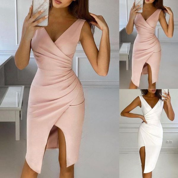 women's swimwear lady elegant v neck waist tied dress midi for wedding, White;black
women's swimwear lady elegant v neck waist tied dress midi for wedding, White;black