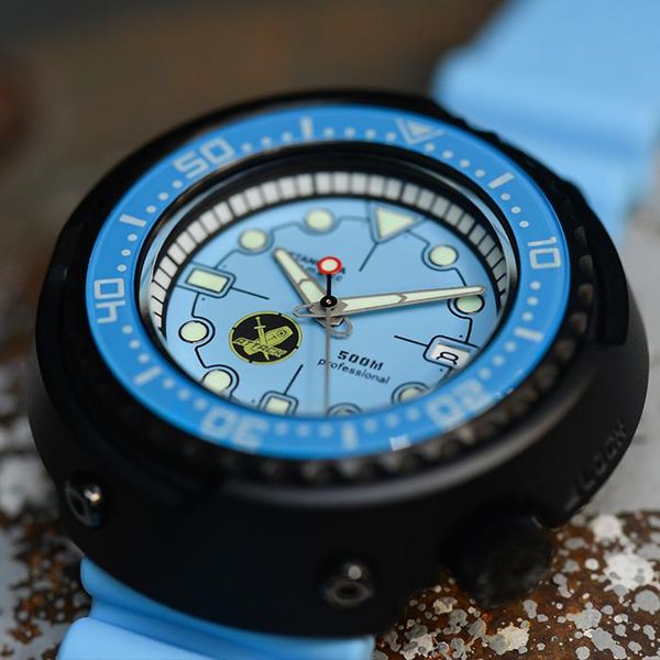 wristwatches men sport diving watch retangula rdunae titanium case emperor tuna 6159 nh35 diver 500m automatic pvd 52mm luminous, Slivery;brown
wristwatches men sport diving watch retangula rdunae titanium case emperor tuna 6159 nh35 diver 500m automatic pvd 52mm luminous, Slivery;brown