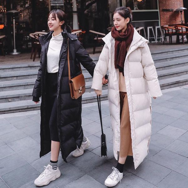 women's down & parkas women winter thick hooded super long bread solid color cotton coat beige split hem jacket slim overcoat full slee, Black
women's down & parkas women winter thick hooded super long bread solid color cotton coat beige split hem jacket slim overcoat full slee, Black