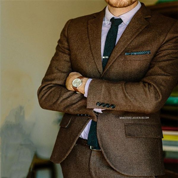 men's suits & blazers brown herringbone tweed suit men classic groom wedding for formal ternos jacket 2 piece jacket+pant, White;black
men's suits & blazers brown herringbone tweed suit men classic groom wedding for formal ternos jacket 2 piece jacket+pant, White;black