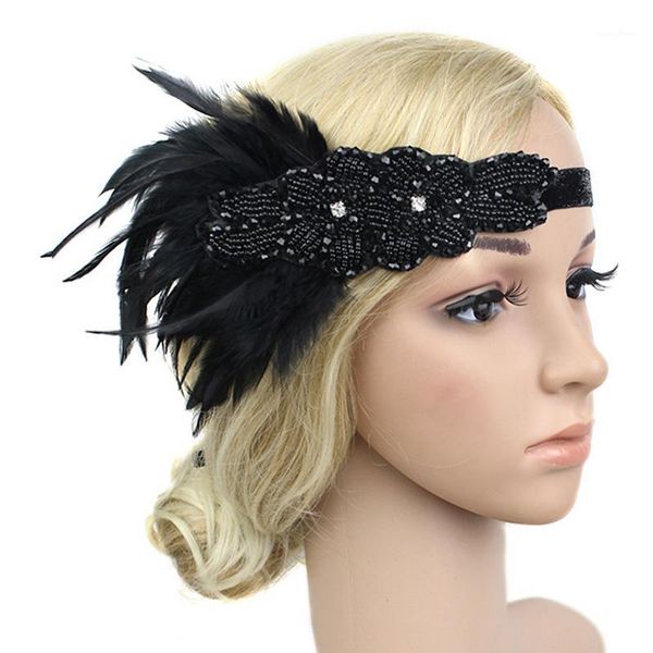 hair accessories black rhinestone beaded sequin band 1920s vintage gatsby party headpiece women flapper feather headband1
hair accessories black rhinestone beaded sequin band 1920s vintage gatsby party headpiece women flapper feather headband1