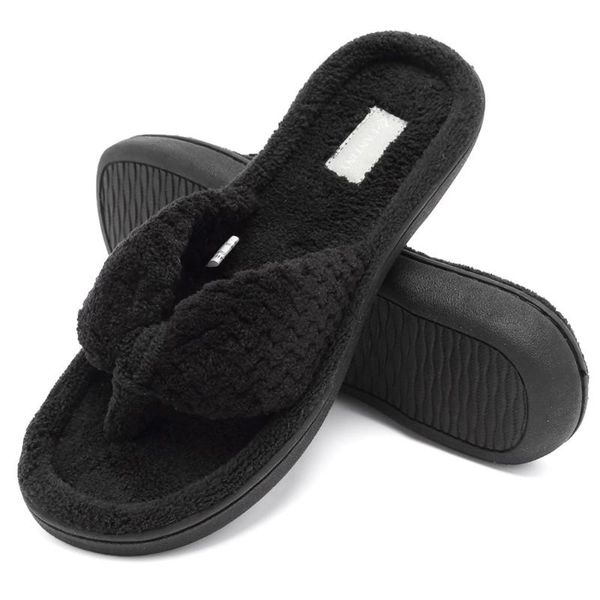 slippers cior fantiny women's cozy memory foam spa thong flip flops house indoor plush gridding velvet lining, Black
slippers cior fantiny women's cozy memory foam spa thong flip flops house indoor plush gridding velvet lining, Black