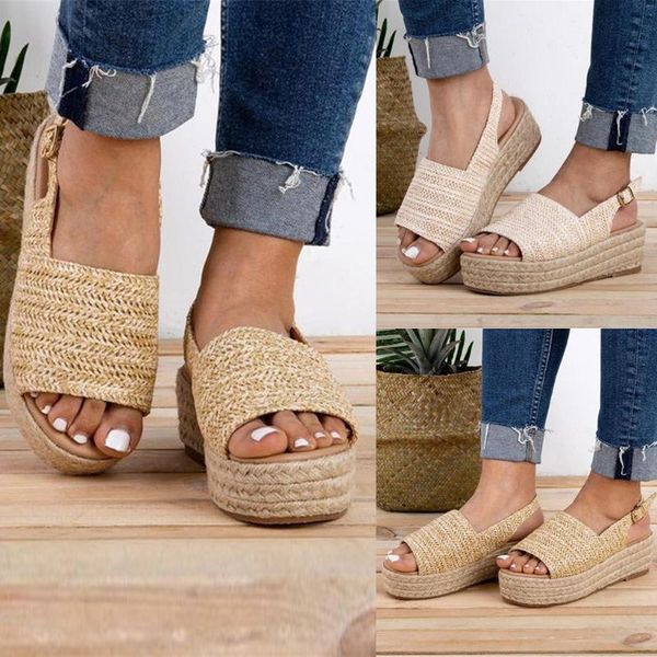 womens sandals fashion straw shoes open toe thick bottom roman slippers causal female ladies soft beach t9#, Black
womens sandals fashion straw shoes open toe thick bottom roman slippers causal female ladies soft beach t9#, Black