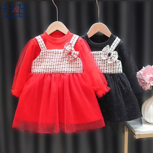girl's dresses humor bear baby dress spring autumn long sleeve plaid printed mesh yarn patchwork princess toddler clothes, Red;yellow
girl's dresses humor bear baby dress spring autumn long sleeve plaid printed mesh yarn patchwork princess toddler clothes, Red;yellow