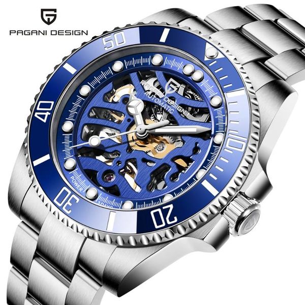wristwatches pagani design pd-1659 men mechanical wristwatch fashion hollow watch sapphire stainless steel waterproof automatic watches, Slivery;brown
wristwatches pagani design pd-1659 men mechanical wristwatch fashion hollow watch sapphire stainless steel waterproof automatic watches, Slivery;brown