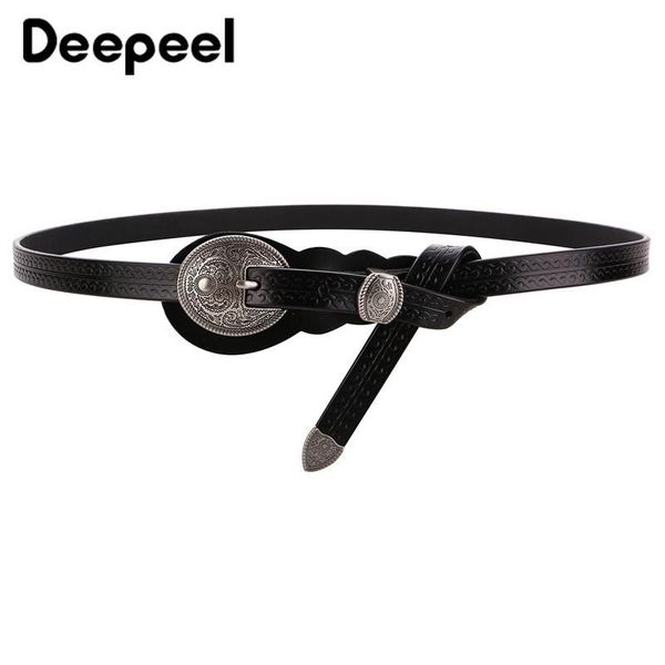 belts deepeel women belt 1pc 1.3*105/110/115cm genuine leather fashion luxury decorative designer waistband metal retro pin buckles, Black;brown
belts deepeel women belt 1pc 1.3*105/110/115cm genuine leather fashion luxury decorative designer waistband metal retro pin buckles, Black;brown