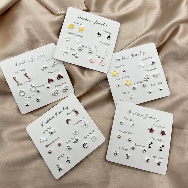 qeUH korean one week stud set 7 pairs simple versatile korean one week set 7 pairs simple and earrings and earrings versatile, Golden;silver
qeUH korean one week stud set 7 pairs simple versatile korean one week set 7 pairs simple and earrings and earrings versatile, Golden;silver