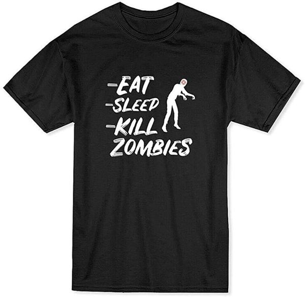 men's t-shirts eat sleep kill zombies herren men t-shirt print cotton breathable short-sleeved fashion top, White;black
men's t-shirts eat sleep kill zombies herren men t-shirt print cotton breathable short-sleeved fashion top, White;black