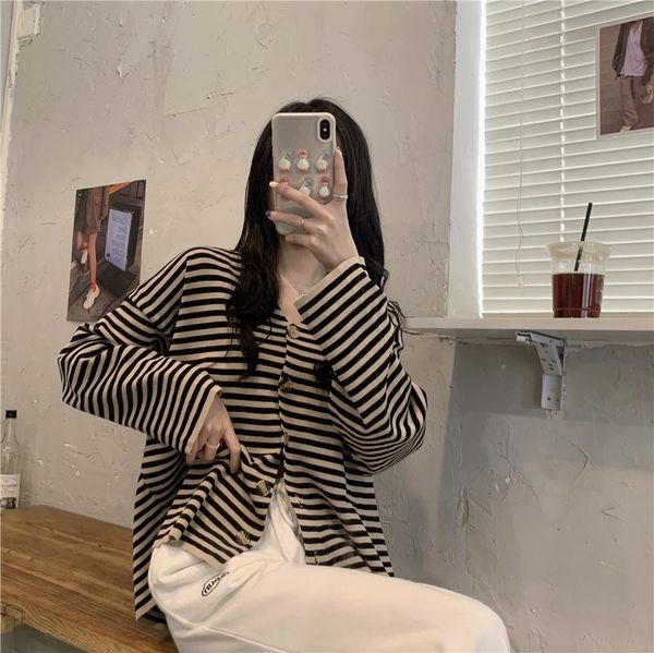 women's knits & tees real s korean chic laid-back long sleeve knitted, White
women's knits & tees real s korean chic laid-back long sleeve knitted, White