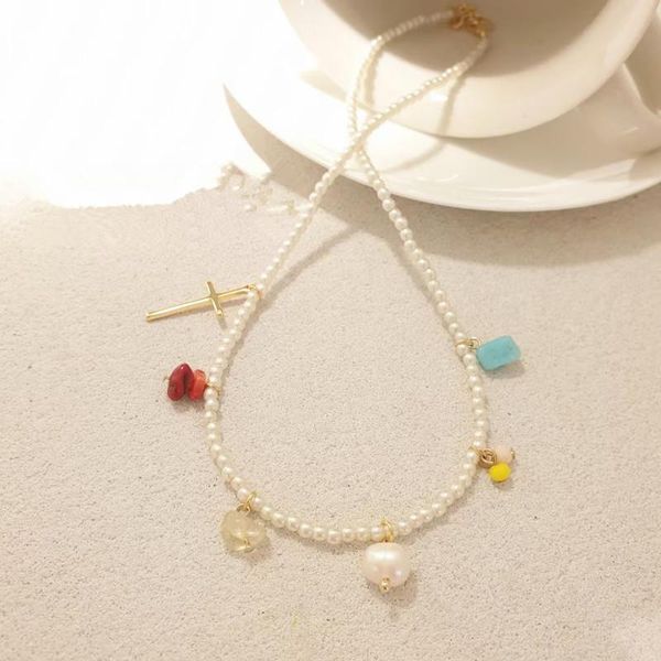 chokers fashion pearl necklace jewelry rhinestone cross stone pendant classic for women choker, Golden;silver
chokers fashion pearl necklace jewelry rhinestone cross stone pendant classic for women choker, Golden;silver