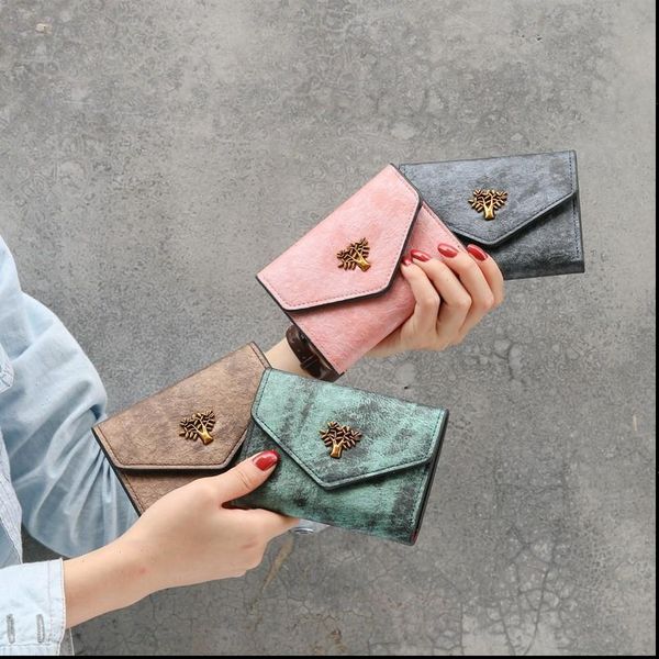 fashion small female purse short lady tree snap fastener hasp clutch wallet solid vintage matte women, Red;black
fashion small female purse short lady tree snap fastener hasp clutch wallet solid vintage matte women, Red;black