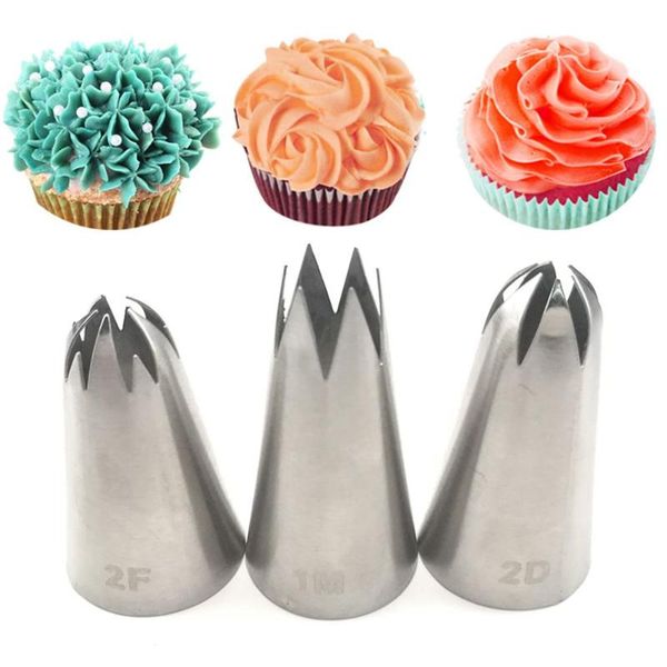 baking & pastry tools 3pcs/set large cream cake icing piping nozzles decorating confectionery tips tool diy
baking & pastry tools 3pcs/set large cream cake icing piping nozzles decorating confectionery tips tool diy