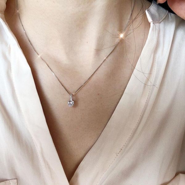 pendant necklaces aesthetic charm for women shine zircon choker collar chain on the neck jewellry wedding fashion jewelry n426, Silver
pendant necklaces aesthetic charm for women shine zircon choker collar chain on the neck jewellry wedding fashion jewelry n426, Silver