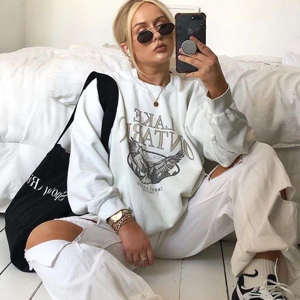 beige vintage letter printed brand quality crewneck sweatshirt women girls oversized winter clothes loose casual streetwear women's ho, Black
beige vintage letter printed brand quality crewneck sweatshirt women girls oversized winter clothes loose casual streetwear women's ho, Black