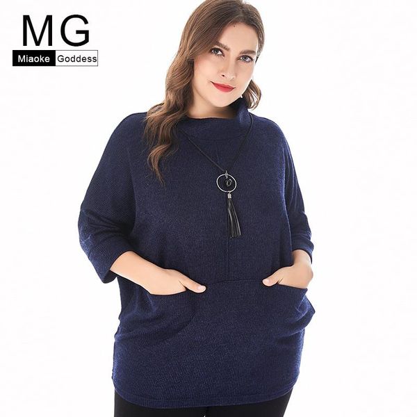 women's sweaters mg 2021 fall womens seven-quarter sleeve sweater fashion ladies plus size casual mom office lady elegant 4xl 5xl 6xl, White;black
women's sweaters mg 2021 fall womens seven-quarter sleeve sweater fashion ladies plus size casual mom office lady elegant 4xl 5xl 6xl, White;black