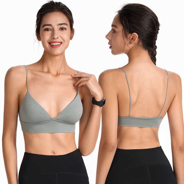 2021 french bra fashion traceless triangle cup underwear simple sports fitness back, Black;white
2021 french bra fashion traceless triangle cup underwear simple sports fitness back, Black;white