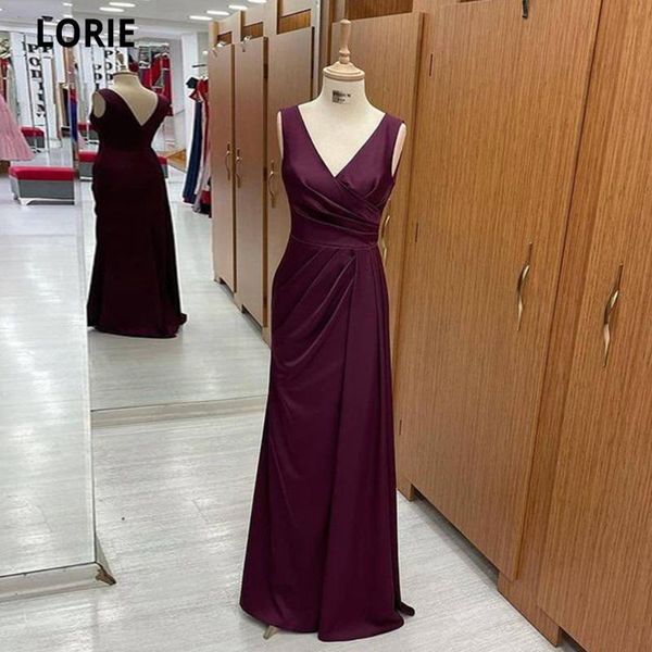 party dresses lorie grape satin a line prom 2021 v neck pleats back evening gowns long simple formal dress vestidos de noche, White;black
party dresses lorie grape satin a line prom 2021 v neck pleats back evening gowns long simple formal dress vestidos de noche, White;black