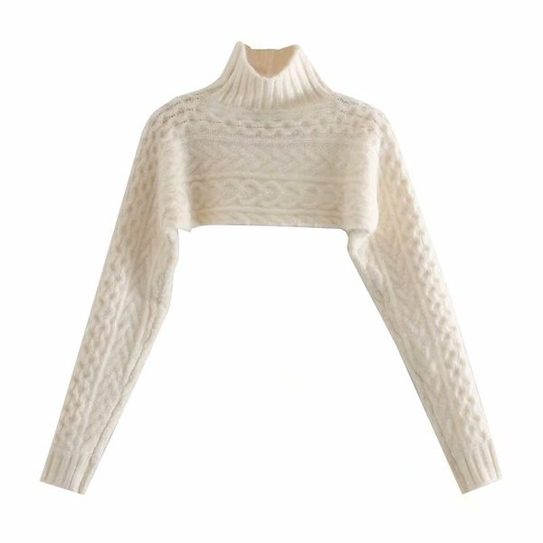 elegant women turtleneck short sweater fashion ladies twist pullover streetwear female sweet knitted chic girl 210427, White;black
elegant women turtleneck short sweater fashion ladies twist pullover streetwear female sweet knitted chic girl 210427, White;black