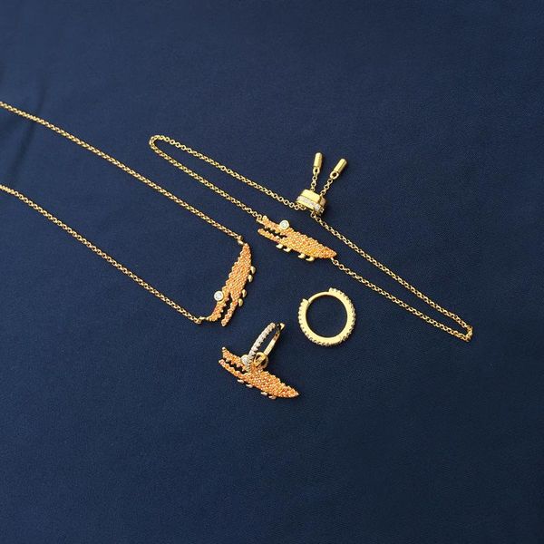 hoop & huggie s925 sterling silver earring orange crocodile suit female fashion necklace bracelet classic style jewelry, Golden;silver
hoop & huggie s925 sterling silver earring orange crocodile suit female fashion necklace bracelet classic style jewelry, Golden;silver