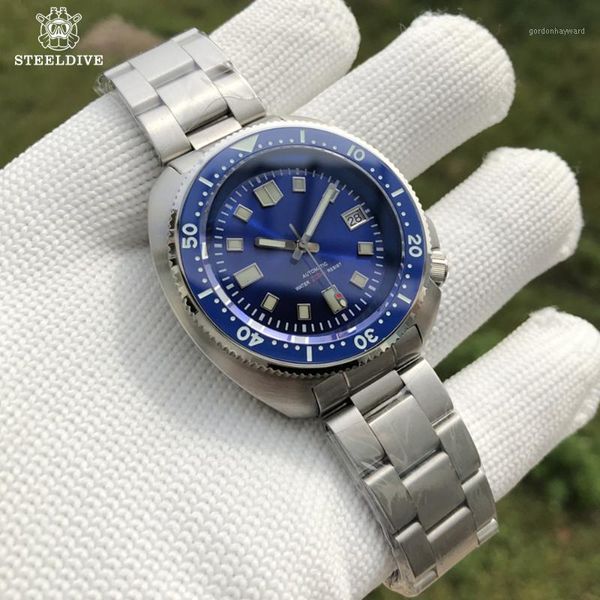 steeldive pro diver watch 200m waterproof nh35 automatic men sapphire crystal stainless steel luxury mechanical dive wristwatches, Slivery;brown
steeldive pro diver watch 200m waterproof nh35 automatic men sapphire crystal stainless steel luxury mechanical dive wristwatches, Slivery;brown