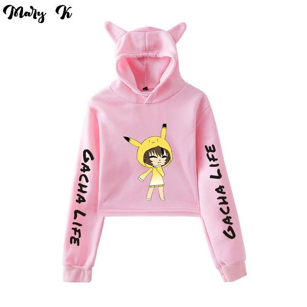 women hoodie kawaii gacha life 2021 printed streetwear cat ear hoodies sweatshirt game new cute fasshion crop top, Black
women hoodie kawaii gacha life 2021 printed streetwear cat ear hoodies sweatshirt game new cute fasshion crop top, Black
