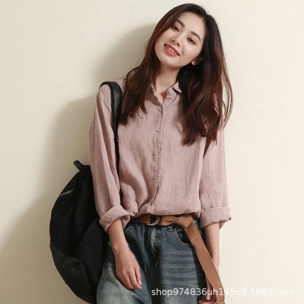 women's jackets gu family's literature and art cotton shirt sense loose long sleeve linen, Black;brown
women's jackets gu family's literature and art cotton shirt sense loose long sleeve linen, Black;brown
