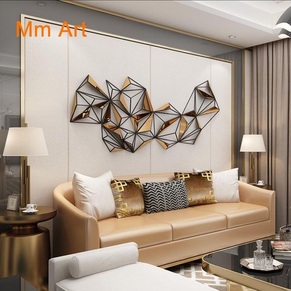 decorative objects & figurines customized light luxury metal wall decoration geometric modern living room sofa background pendant
decorative objects & figurines customized light luxury metal wall decoration geometric modern living room sofa background pendant