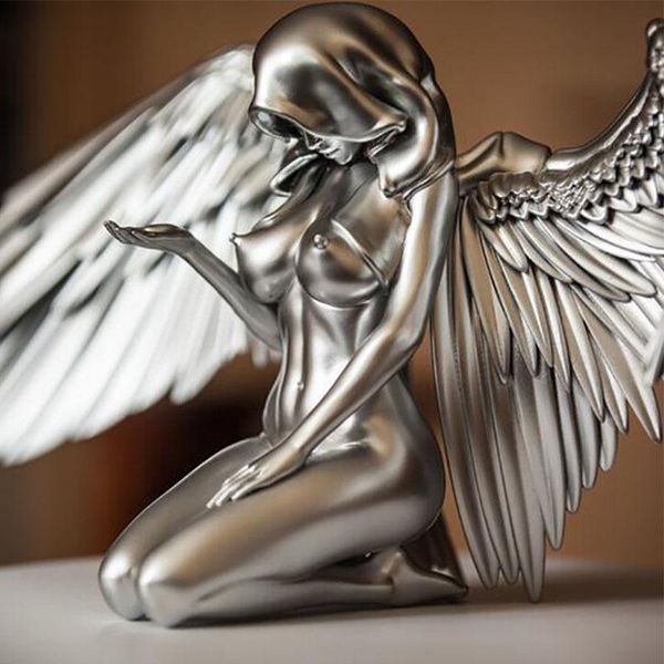 decorative objects & figurines art angel female woman wing kneeling cloak hat figurine resin ornament for garden home decoration accessories
decorative objects & figurines art angel female woman wing kneeling cloak hat figurine resin ornament for garden home decoration accessories