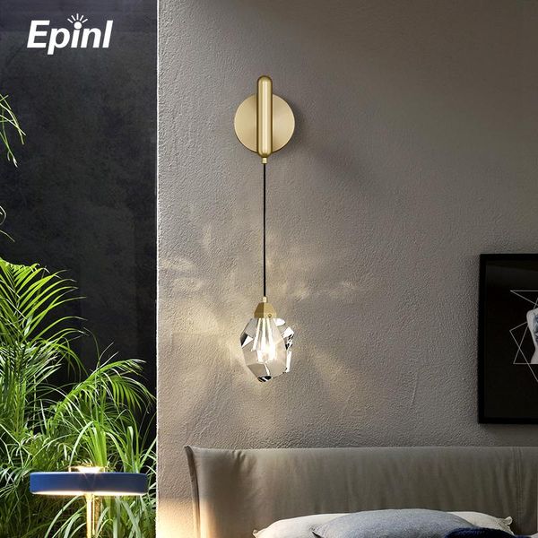 wall lamp epinl modern light crystal lights dining parlor bedroom restaurant living room aisle home decor luxury
wall lamp epinl modern light crystal lights dining parlor bedroom restaurant living room aisle home decor luxury