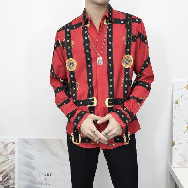europe station shirt long sleeve printing belt trend men and women spring thin foreign trad beach men's casual shirts, White;black
europe station shirt long sleeve printing belt trend men and women spring thin foreign trad beach men's casual shirts, White;black
