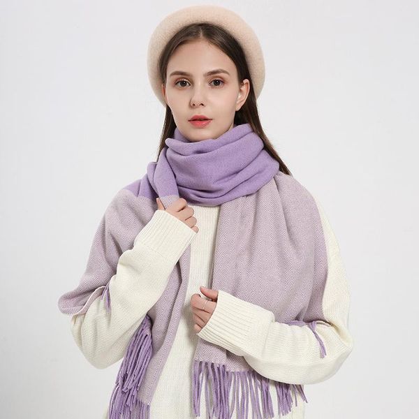 scarves 2021 autumn winter lamb wool bandana outdoor thick tassels windproof warm korean neckerchief women scarf versatile tippet, Blue;gray
scarves 2021 autumn winter lamb wool bandana outdoor thick tassels windproof warm korean neckerchief women scarf versatile tippet, Blue;gray