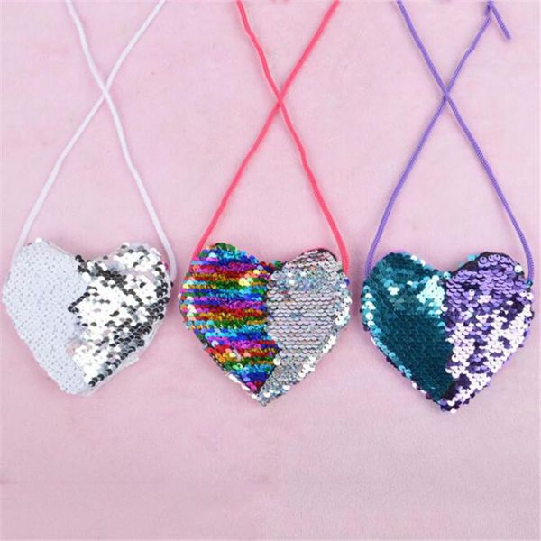 est fashion cute sequins loving heart kids shoulder coin bag girls mini messenger small purse children handbags, White
est fashion cute sequins loving heart kids shoulder coin bag girls mini messenger small purse children handbags, White
