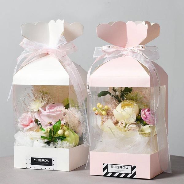 creative gift box with clear window florist flowers display boxes party christmas candy packaging wedding supplies wrap
creative gift box with clear window florist flowers display boxes party christmas candy packaging wedding supplies wrap
